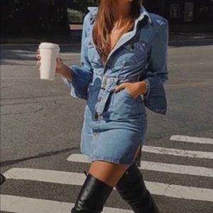 Lioness Denim Dress- Brand New